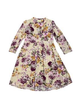 MAEVE ANTHROPOLOGIE Floral Summer Fall Casual Cute Dress Womens XS